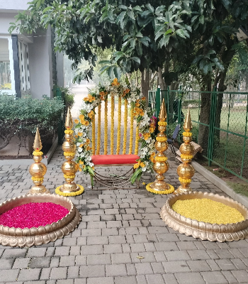 Vazhaigappu and Seemandham Decorations 