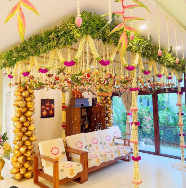Reception flower decorations in chennai