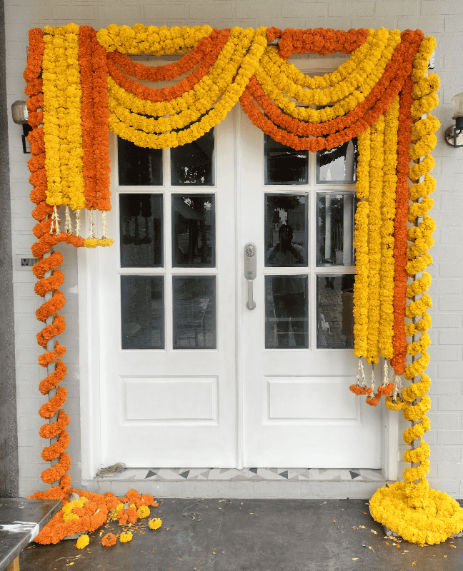 Brighten your space with vibrant floral decorations