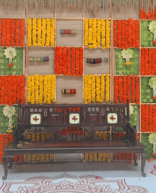 Celebrate the special milestones of Vazhaigappu and Seemandham with our elegant floral decorations